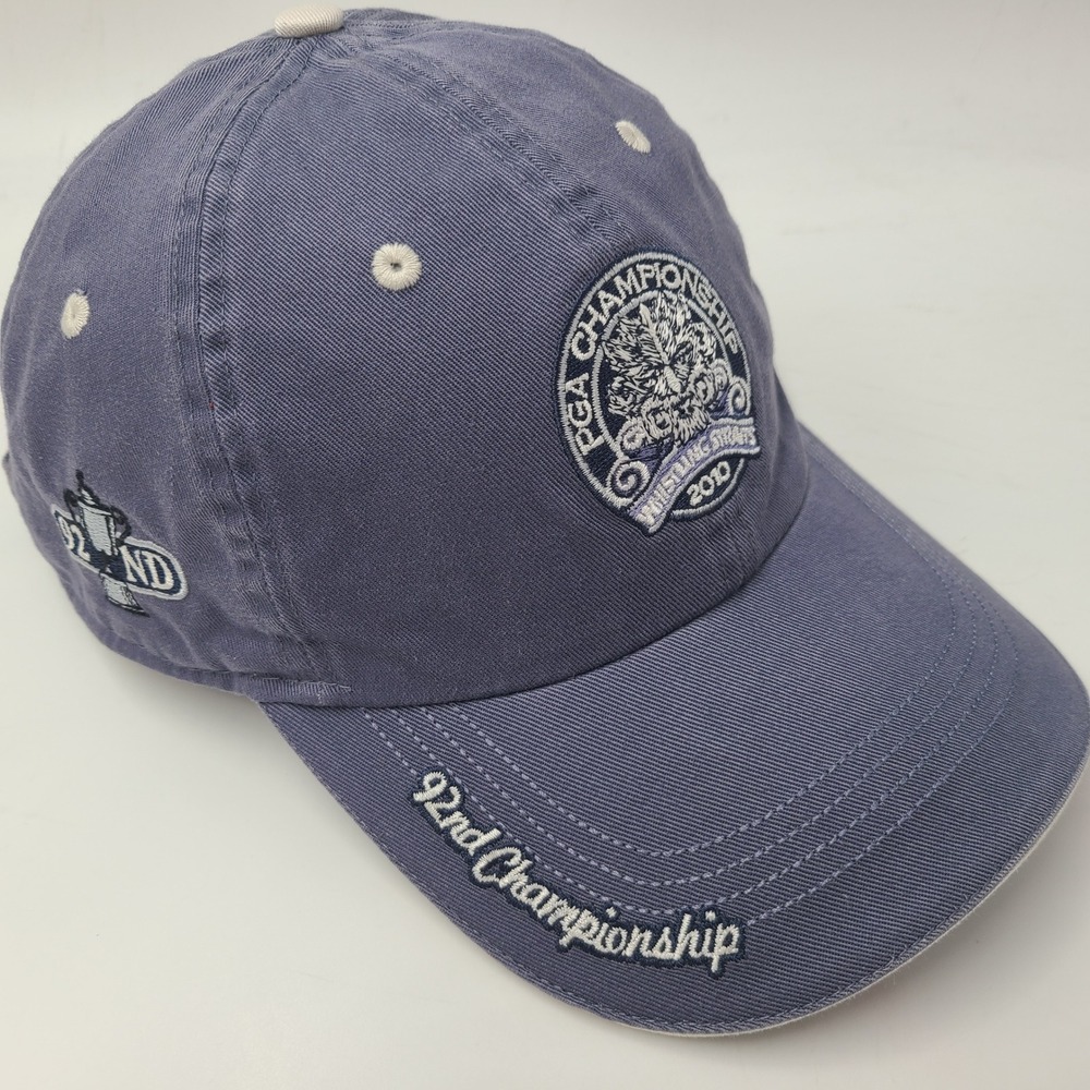 PGA Championship Hat Strapback Blue 2010 Whistling Straits Golf "Barry Smith"